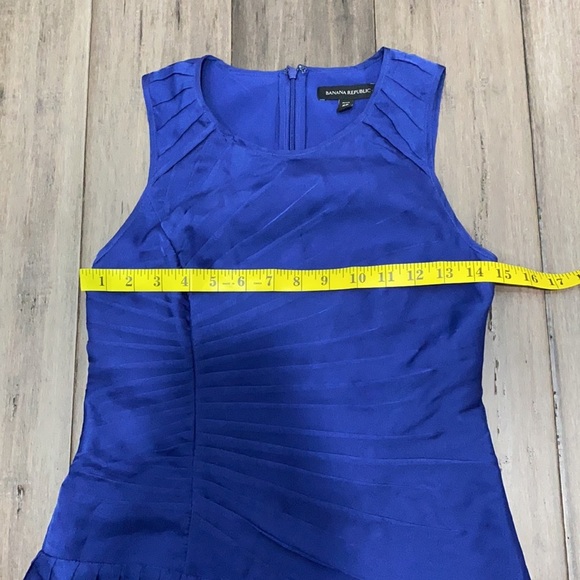 Banana‎ Republic sleeveless dress pleated drop waist - Picture 7 of 10